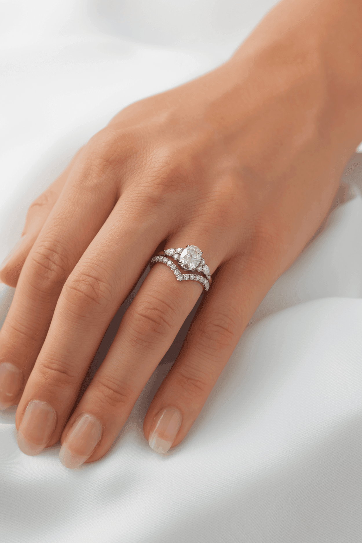 2 CT Round Halo & Pave Lab Grown Diamond Engagement Ring