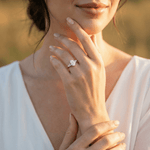 2 CT Round Halo & Pave Lab Grown Diamond Engagement Ring