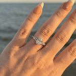 2 CT Round Halo & Pave Lab Grown Diamond Engagement Ring