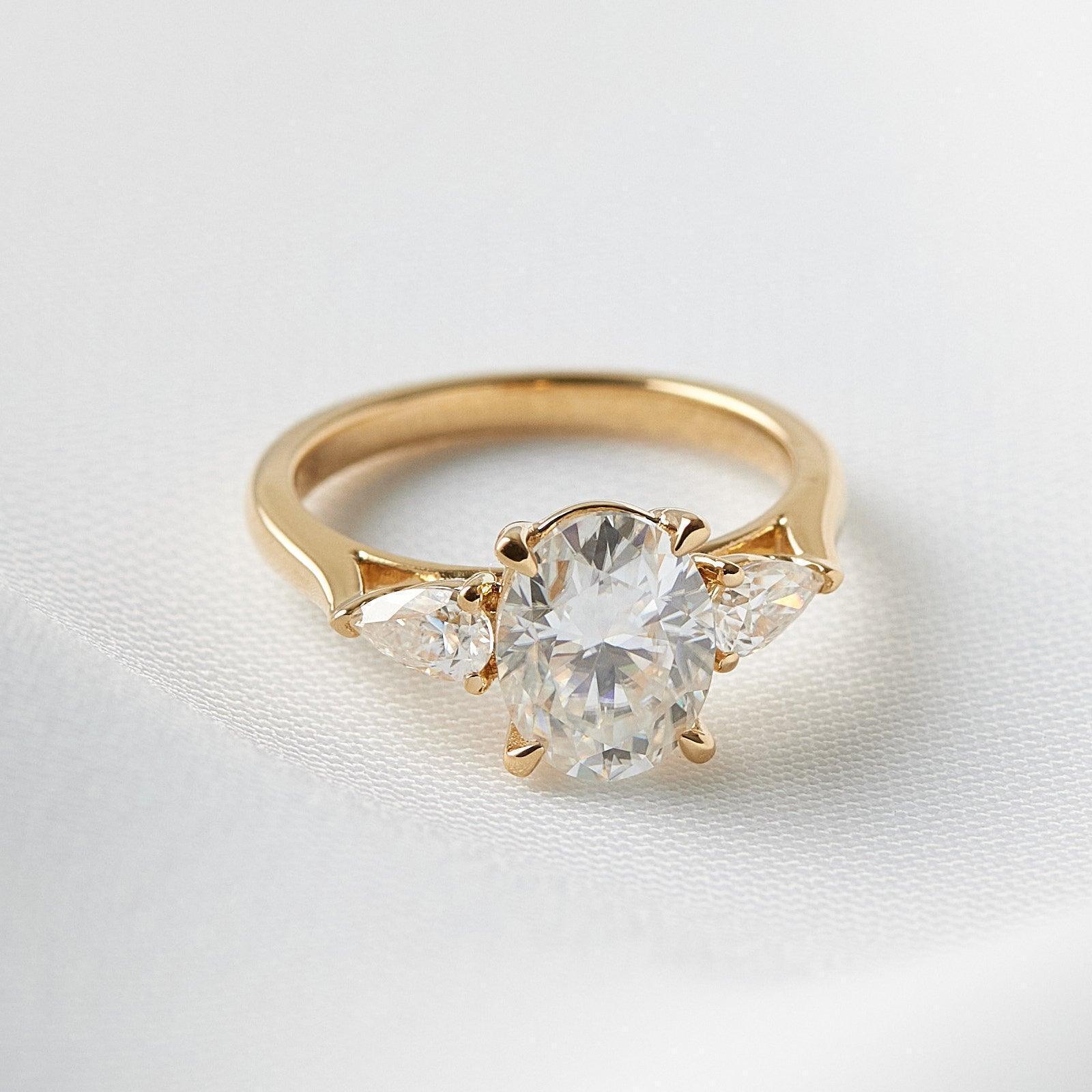 2 CT Round Halo & Pave Lab Grown Diamond Engagement Ring