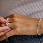 2 CT Round Halo & Pave Lab Grown Diamond Engagement Ring