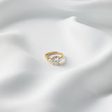 2 CT Round Halo & Pave Lab Grown Diamond Engagement Ring