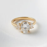2 CT Round Halo & Pave Lab Grown Diamond Engagement Ring