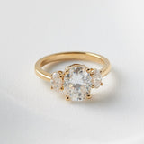 2 CT Round Halo & Pave Lab Grown Diamond Engagement Ring