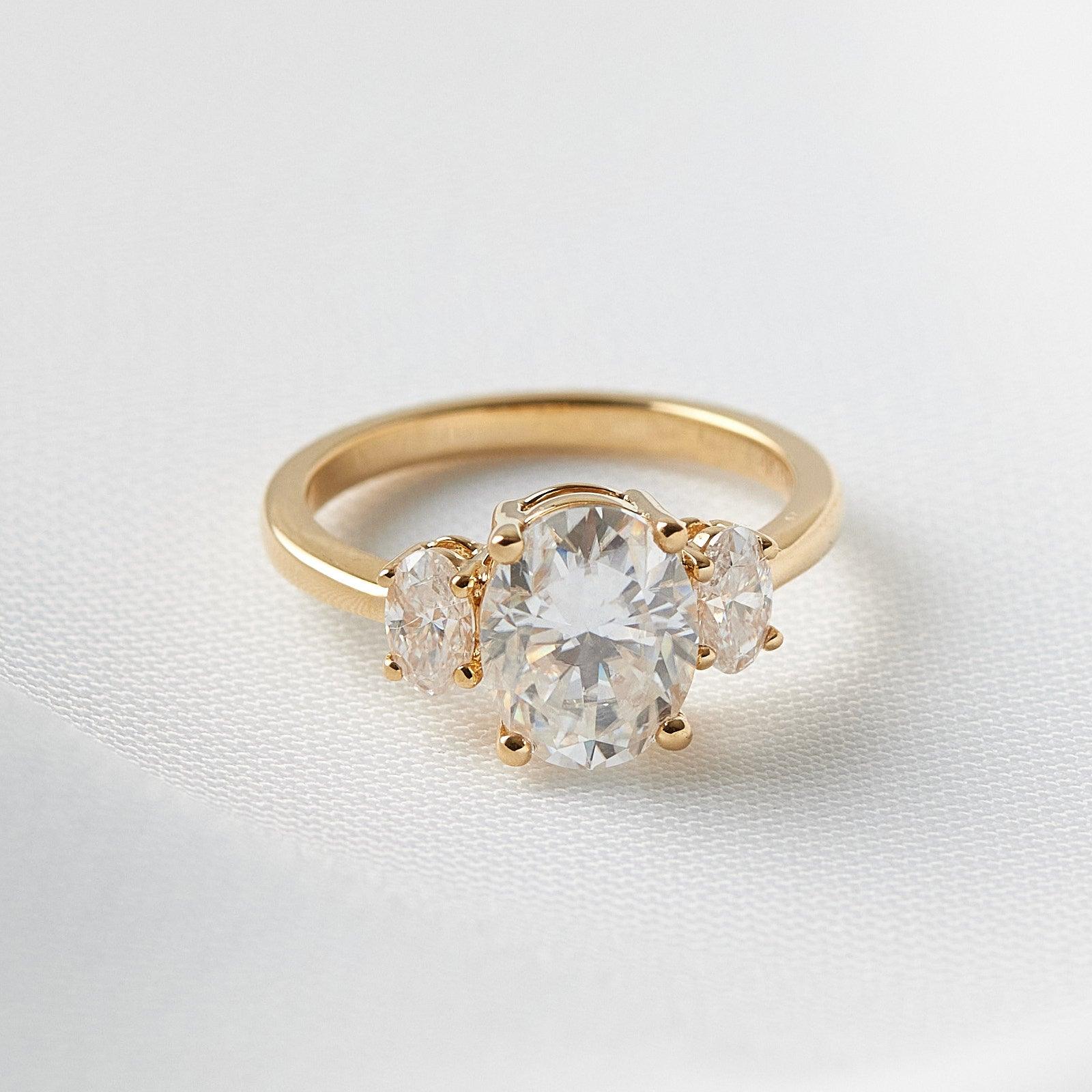 2 CT Round Halo & Pave Lab Grown Diamond Engagement Ring