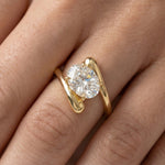 2 CT Round Halo & Pave Lab Grown Diamond Engagement Ring