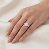 2 CT Round Halo & Pave Lab Grown Diamond Engagement Ring