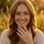 2 CT Round Halo & Pave Lab Grown Diamond Engagement Ring