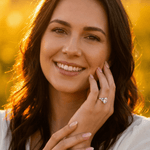 2 CT Round Halo & Pave Lab Grown Diamond Engagement Ring
