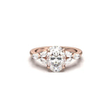 2 CT Round Halo & Pave Lab Grown Diamond Engagement Ring
