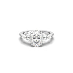 2 CT Round Halo & Pave Lab Grown Diamond Engagement Ring