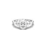 2 CT Round Halo & Pave Lab Grown Diamond Engagement Ring