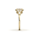 2 CT Round Halo & Pave Lab Grown Diamond Engagement Ring
