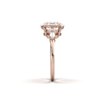 2 CT Round Halo & Pave Lab Grown Diamond Engagement Ring