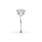 2 CT Round Halo & Pave Lab Grown Diamond Engagement Ring