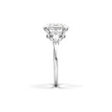2 CT Round Halo & Pave Lab Grown Diamond Engagement Ring