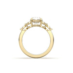 2 CT Round Halo & Pave Lab Grown Diamond Engagement Ring
