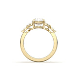 2 CT Round Halo & Pave Lab Grown Diamond Engagement Ring
