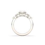 2 CT Round Halo & Pave Lab Grown Diamond Engagement Ring