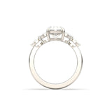 2 CT Round Halo & Pave Lab Grown Diamond Engagement Ring