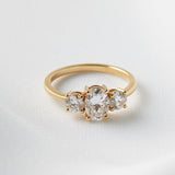 2 CT Round Halo & Pave Lab Grown Diamond Engagement Ring