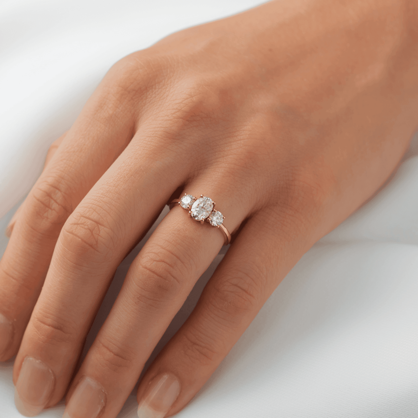 2 CT Round Halo & Pave Lab Grown Diamond Engagement Ring