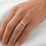 2 CT Round Halo & Pave Lab Grown Diamond Engagement Ring