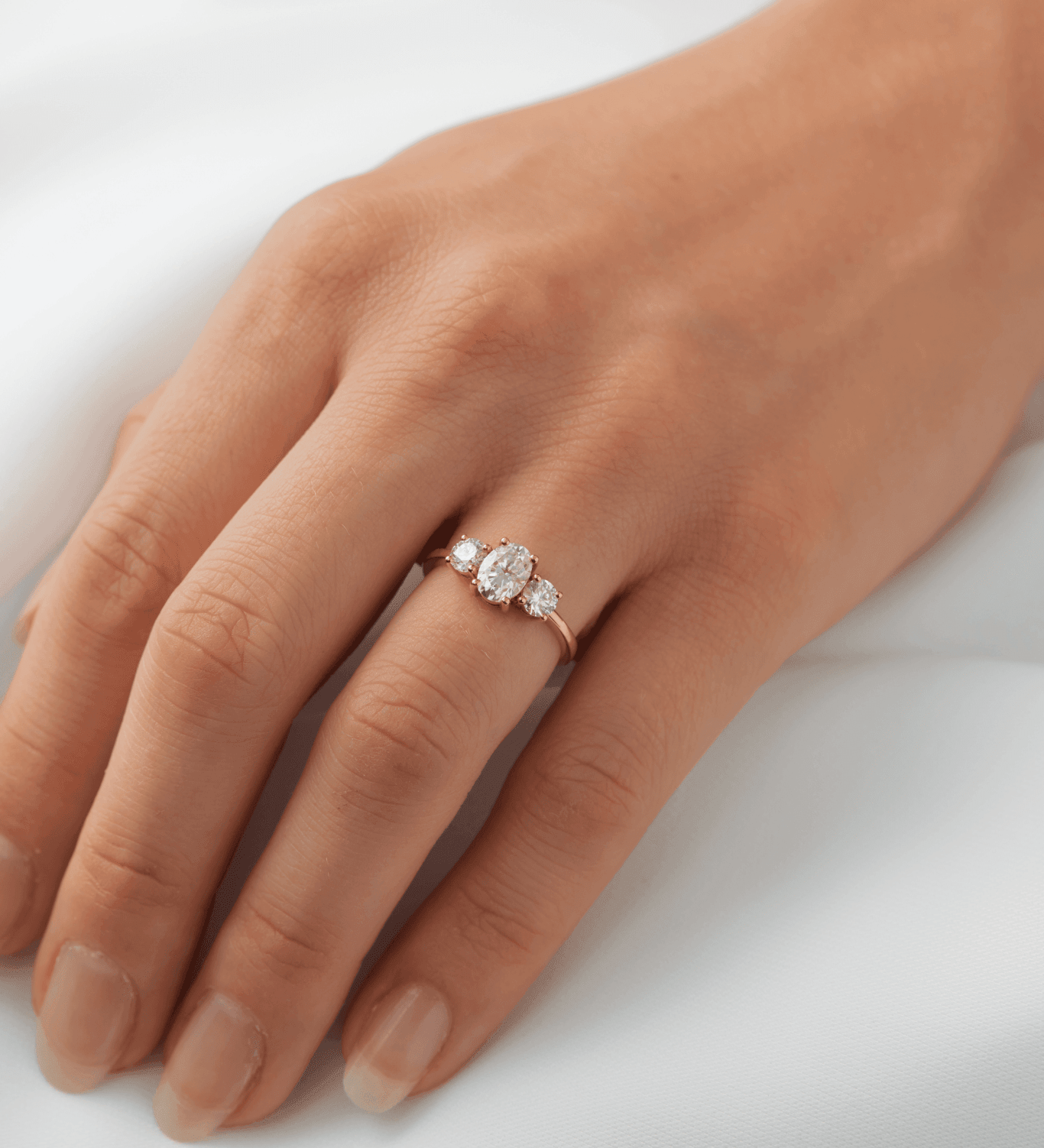 2 CT Round Halo & Pave Lab Grown Diamond Engagement Ring