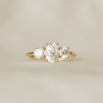 2 CT Round Halo & Pave Lab Grown Diamond Engagement Ring
