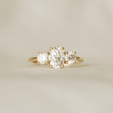 2 CT Round Halo & Pave Lab Grown Diamond Engagement Ring