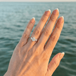 2 CT Round Halo & Pave Lab Grown Diamond Engagement Ring