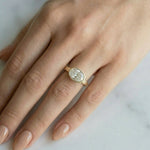 2 CT Round Halo & Pave Lab Grown Diamond Engagement Ring
