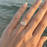 2 CT Round Halo & Pave Lab Grown Diamond Engagement Ring