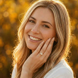 2 CT Round Halo & Pave Lab Grown Diamond Engagement Ring