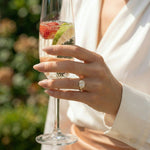 2 CT Round Halo & Pave Lab Grown Diamond Engagement Ring
