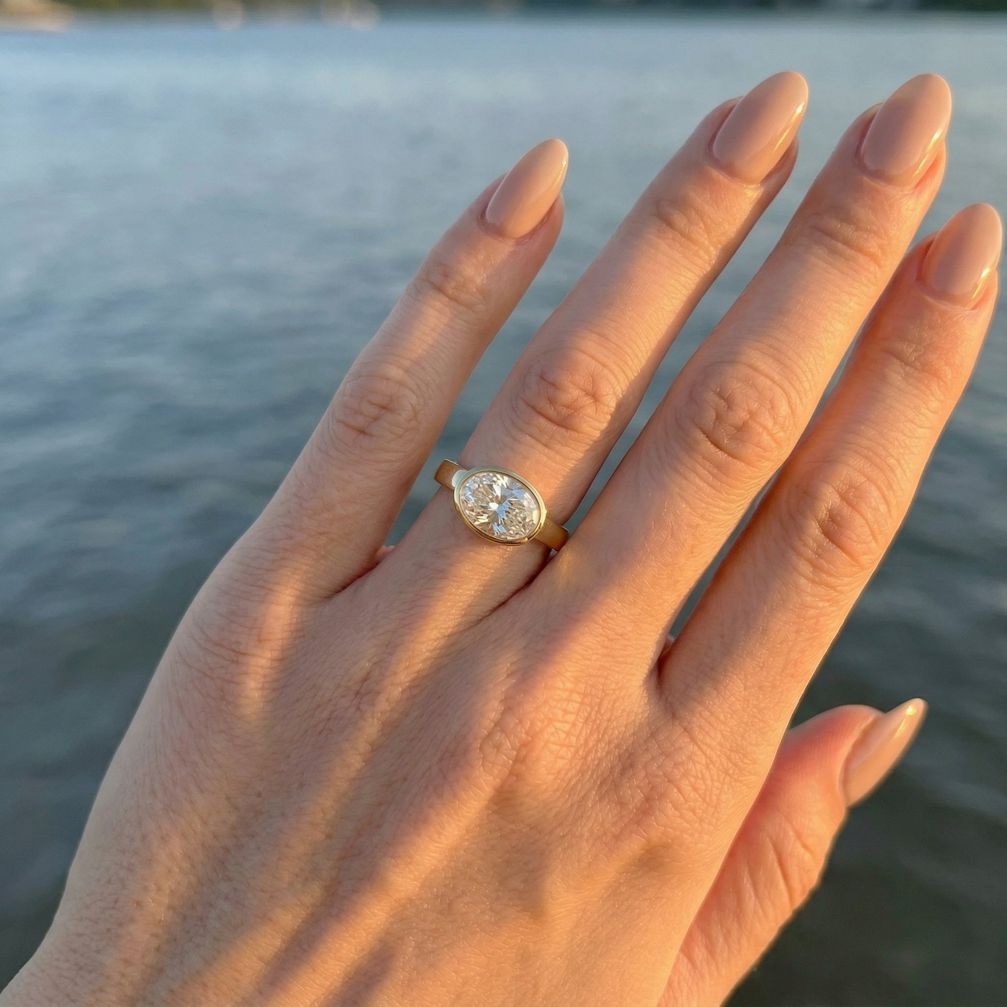 2 CT Round Halo & Pave Lab Grown Diamond Engagement Ring