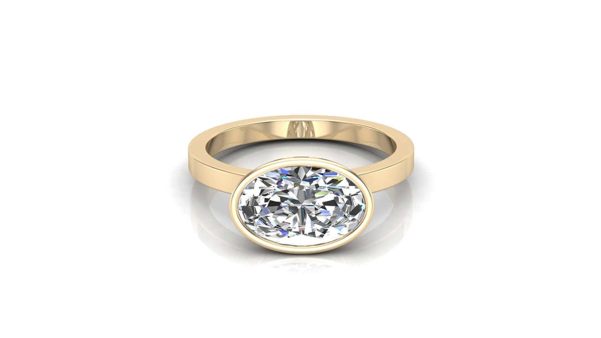 2 CT Round Halo & Pave Lab Grown Diamond Engagement Ring