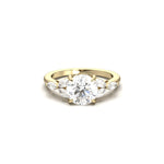 2 CT Round Halo & Pave Lab Grown Diamond Engagement Ring
