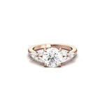 2 CT Round Halo & Pave Lab Grown Diamond Engagement Ring