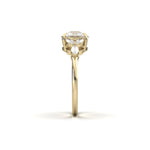 2 CT Round Halo & Pave Lab Grown Diamond Engagement Ring