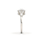 2 CT Round Halo & Pave Lab Grown Diamond Engagement Ring