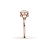 2 CT Round Halo & Pave Lab Grown Diamond Engagement Ring