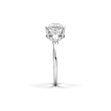 2 CT Round Halo & Pave Lab Grown Diamond Engagement Ring