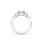 2 CT Round Halo & Pave Lab Grown Diamond Engagement Ring
