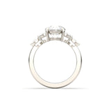 2 CT Round Halo & Pave Lab Grown Diamond Engagement Ring