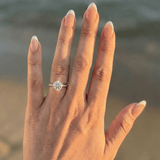 2 CT Round Halo & Pave Lab Grown Diamond Engagement Ring