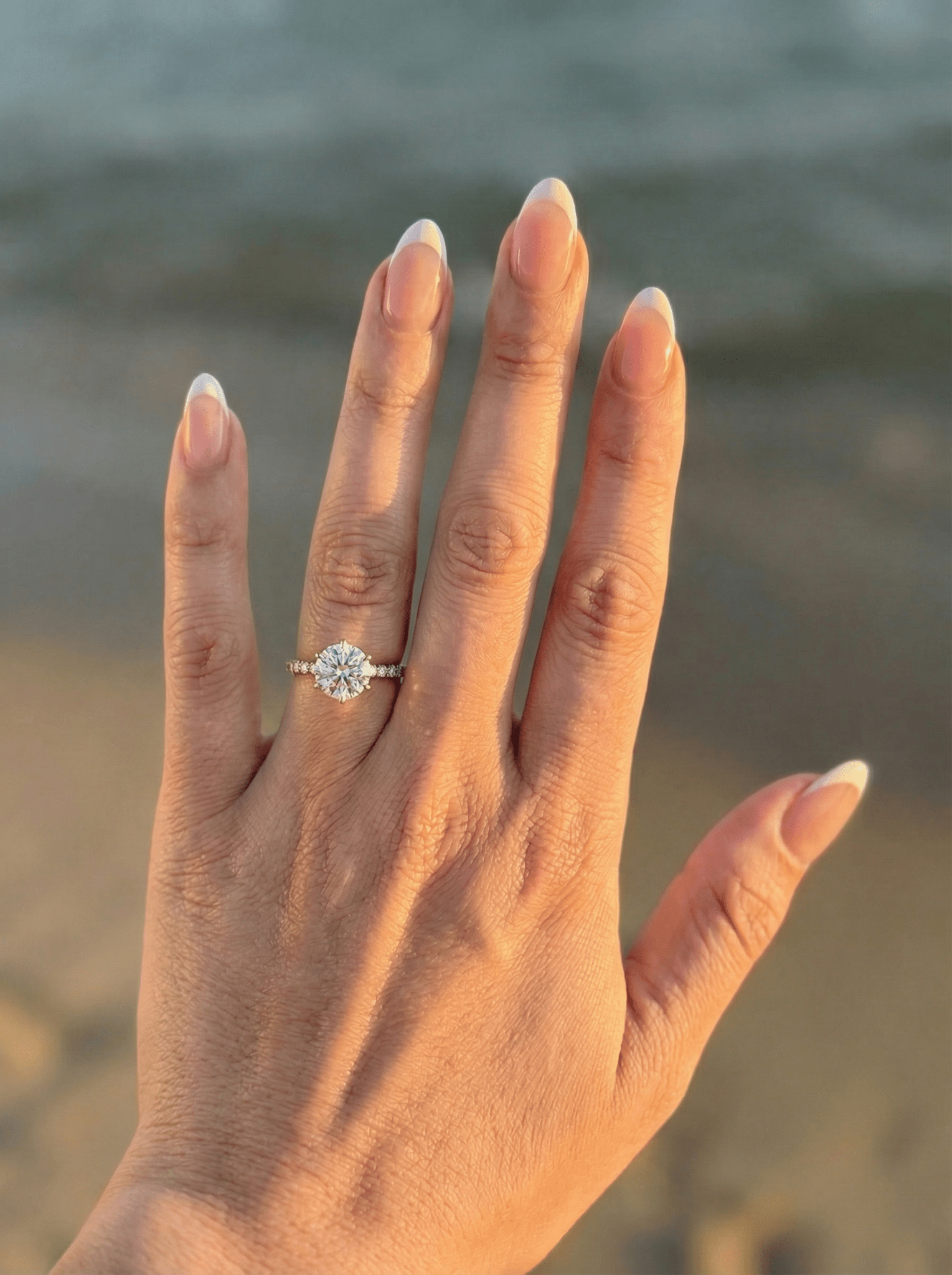 2 CT Round Halo & Pave Lab Grown Diamond Engagement Ring