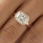 2 CT Round Halo & Pave Lab Grown Diamond Engagement Ring