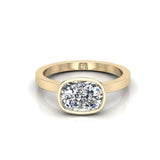 2 CT Round Halo & Pave Lab Grown Diamond Engagement Ring