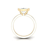 2 CT Round Halo & Pave Lab Grown Diamond Engagement Ring